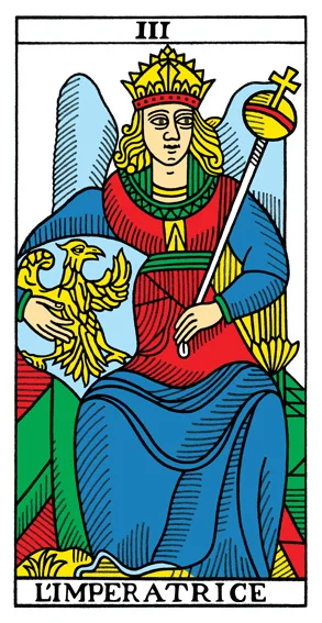 Karta Cesarzowa - Tarot marsylski