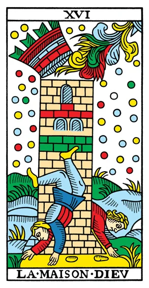 Karta Wieża - Tarot marsylski