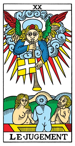 Karta Sąd Ostateczny - Tarot marsylski