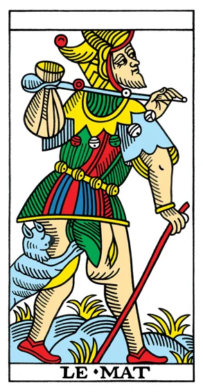 Karta Głupiec - Tarot marsylski